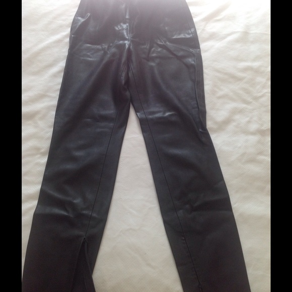Zara pleather pants