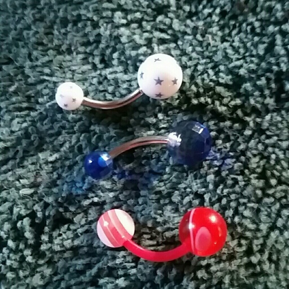 Belly rings.