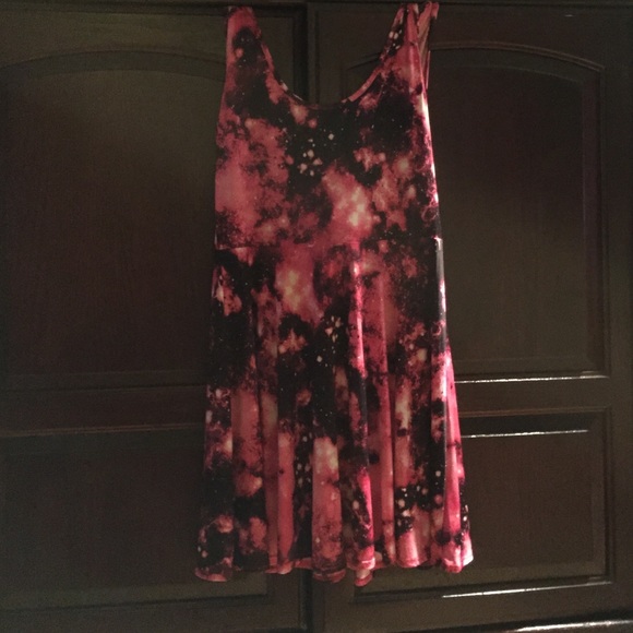 pink galaxy dress