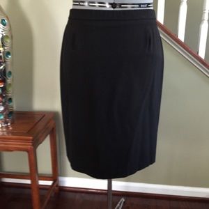 DRESS BARN Black Pencil Skirt, Knee Length▪️Sz 12