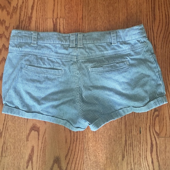 Forever 21 Pin-Striped Denim Shorts - Picture 3 of 4