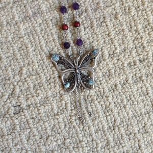 Lucky Brand Butterfly necklace