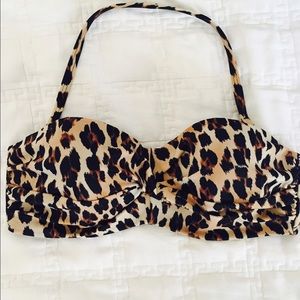 Victoria's Secret Cheetah print bandeau bikini top