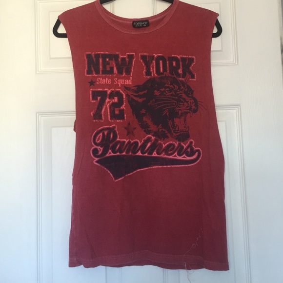 Topshop Tops - topshop muscle tee