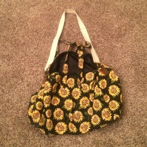 Sunflower duffel bag