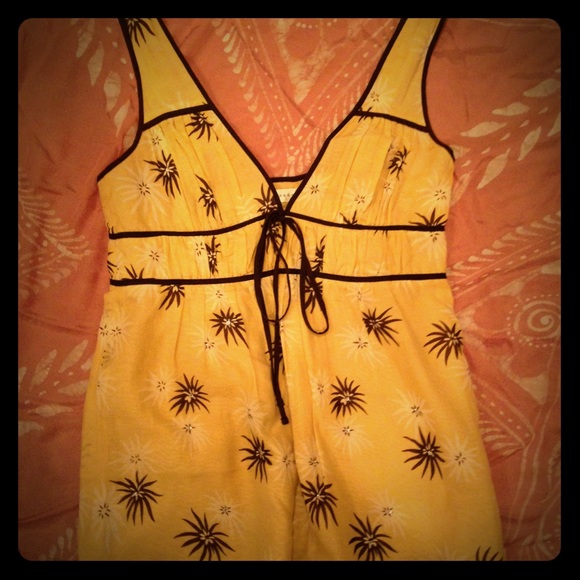 Vintage Susana Monaco Tank Top- light yellow - Picture 1 of 3