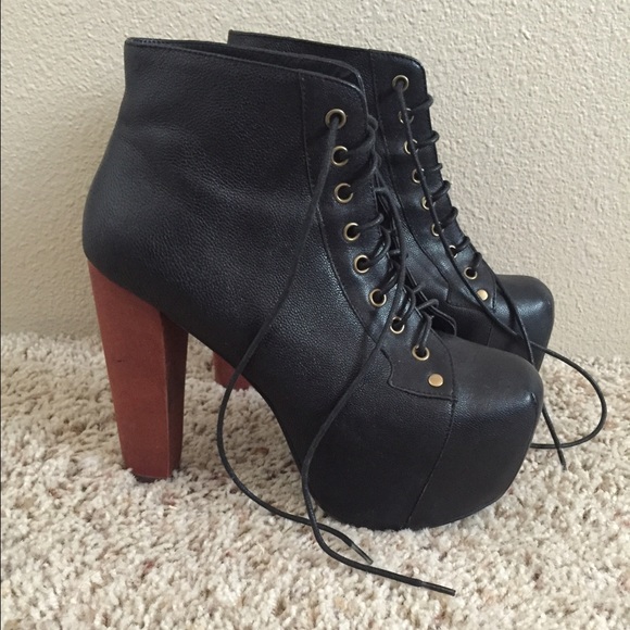 Jeffrey Campbell - Lita Boots (black leather)