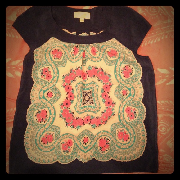 Silk Vintage Boho Blouse ⭐️OBO⭐️