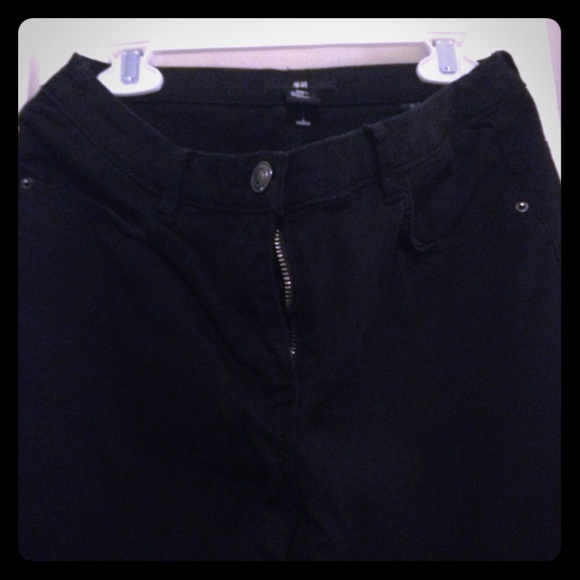 H&M black chinos