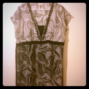 Long top with  embroidery  v neck women's 18/20