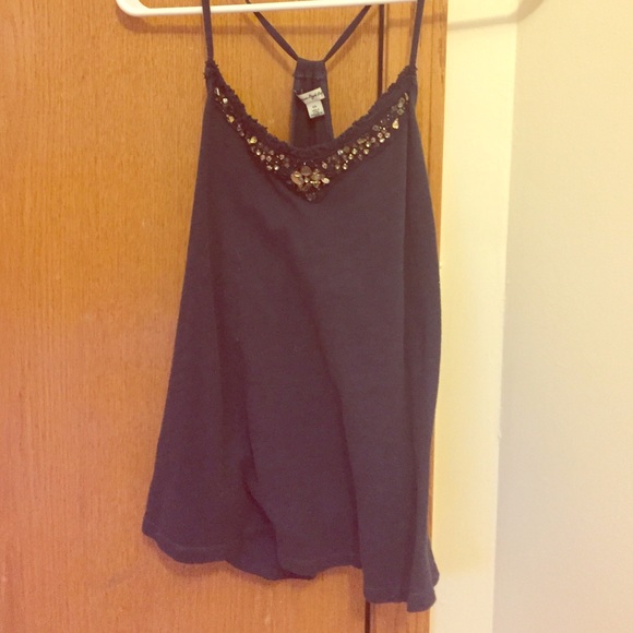 Navy blue tank top