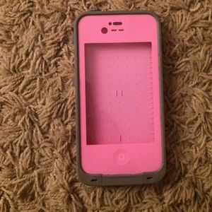 iPhone 4 pink Lifeproof case