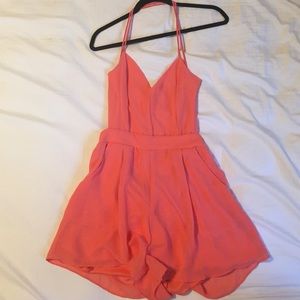 Open back romper