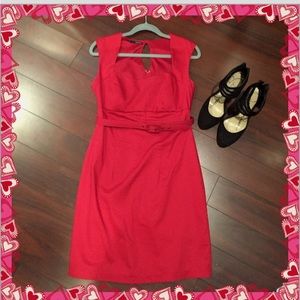 🆕Red dress work or date night dress.❤️💗
