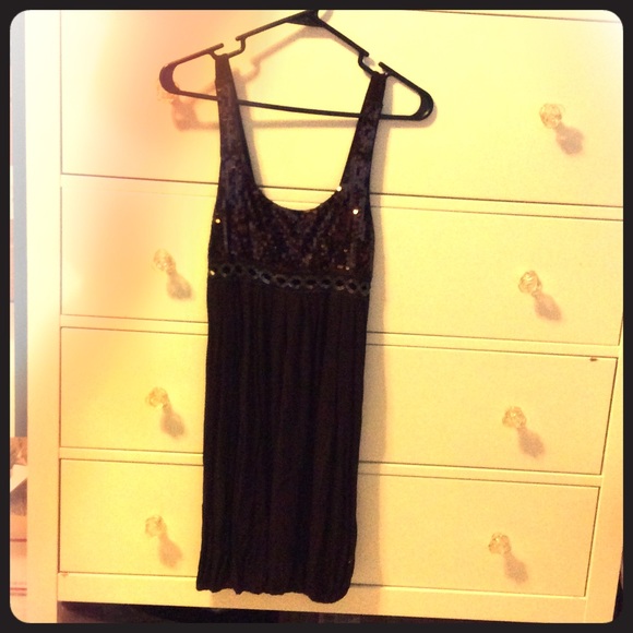 Sequin/Rayon Bubble Party Dress