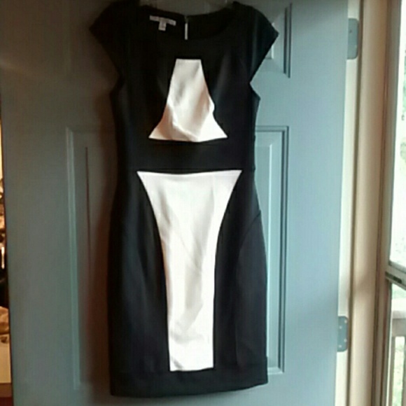 Black and white dress