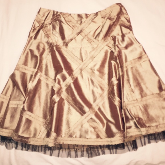 Nanette Lepore Bronze Skirt