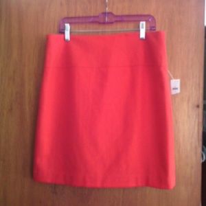 Gap coral wool skirt