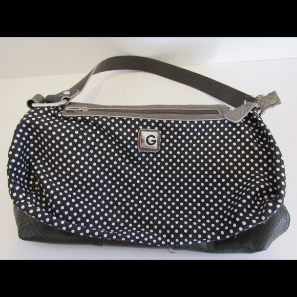 Guess Python Embossed Satchel Handbag - Picture 4 of 4