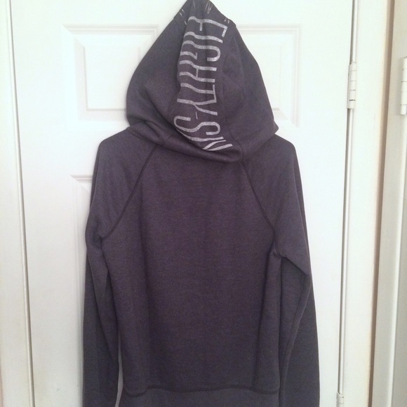 SOLD. VS PINK blue-grey zip up hoodie - Picture 3 of 3