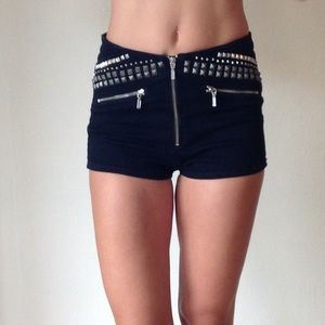 Topshop high waisted shorts
