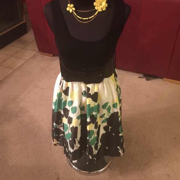 One piece sleeves dress