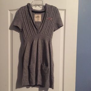 Hollister Hooded Sweater Dress