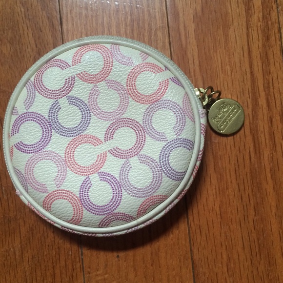 Coach Signature C Leather Coin Purse