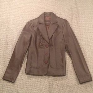 🎀Guess Brown Leather Jacket🎀