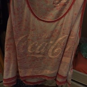 Coca cola crop top