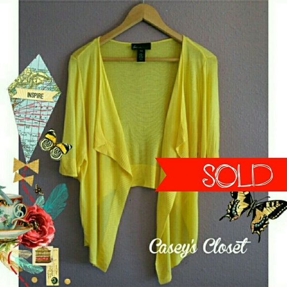 Lane Bryant Jackets & Blazers - Canary Wrap