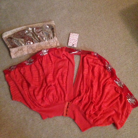Free people top and bandeau