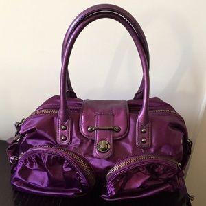 💜 Botkier Bianca medium satchel purple handbag