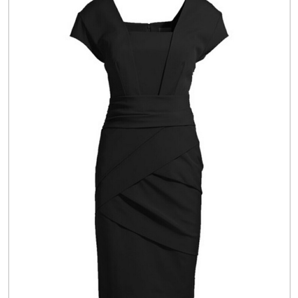 back zipper bodycon dress