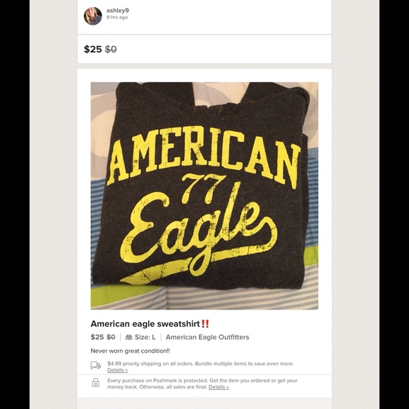 BUNDLE OF AMERICAN EAGLE SWEATSHIRTS
