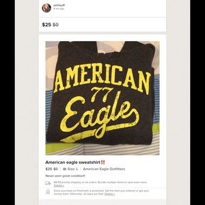BUNDLE OF AMERICAN EAGLE SWEATSHIRTS