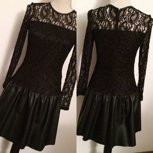 Black lace dress