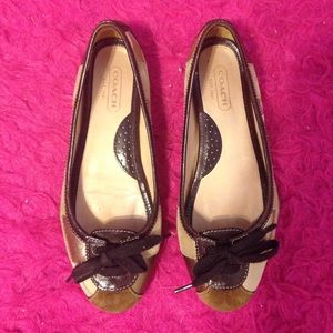 Coach Jasmine Ballet Flats Size 7