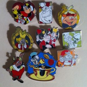 Disney Alice In Wonderland Pins