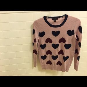 🎀J. Crew heart sweater🎀
