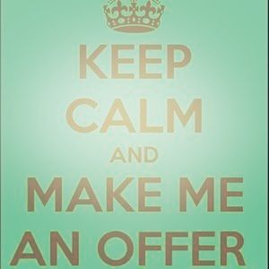 Don't like the price? Make me and offer! 💁🏻