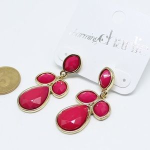 Red earrings