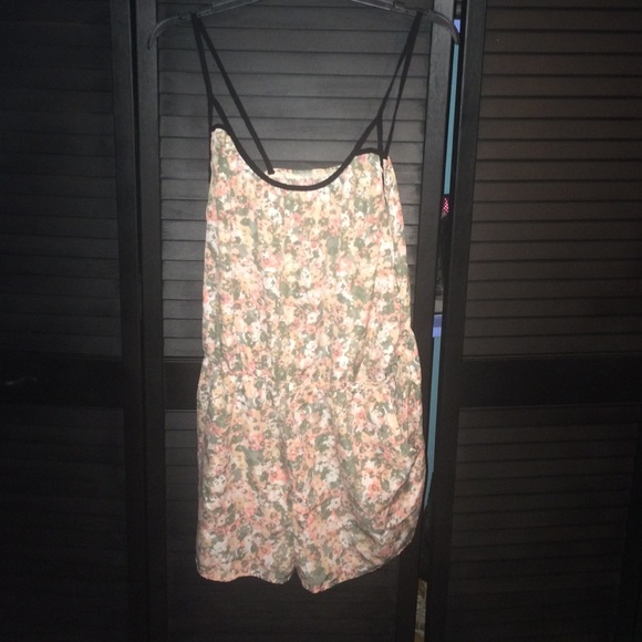 A cute floral romper