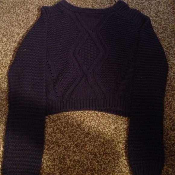 Navy sweater