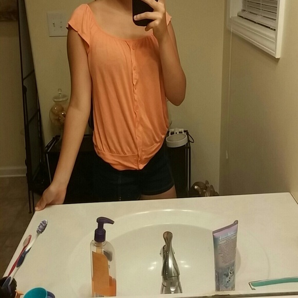 Orange tank top