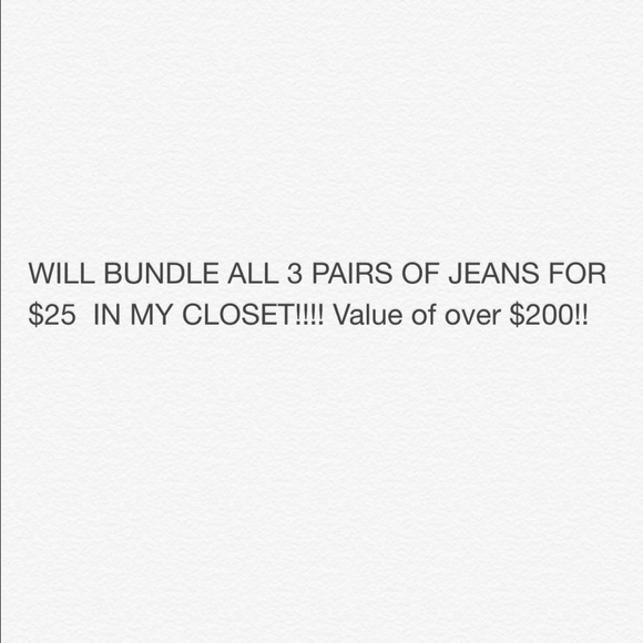 See closet for jeans