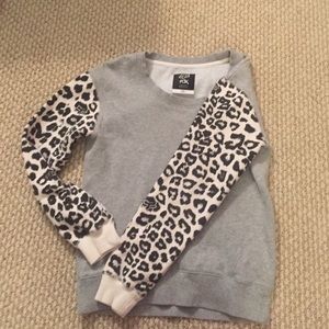 Fox Cheetah Sleeve Sweater