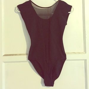 American apparel  Mesh black  body suit