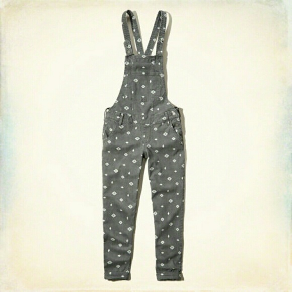 Hollister Boyfriend Overalls