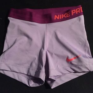 Purple Nike Pros